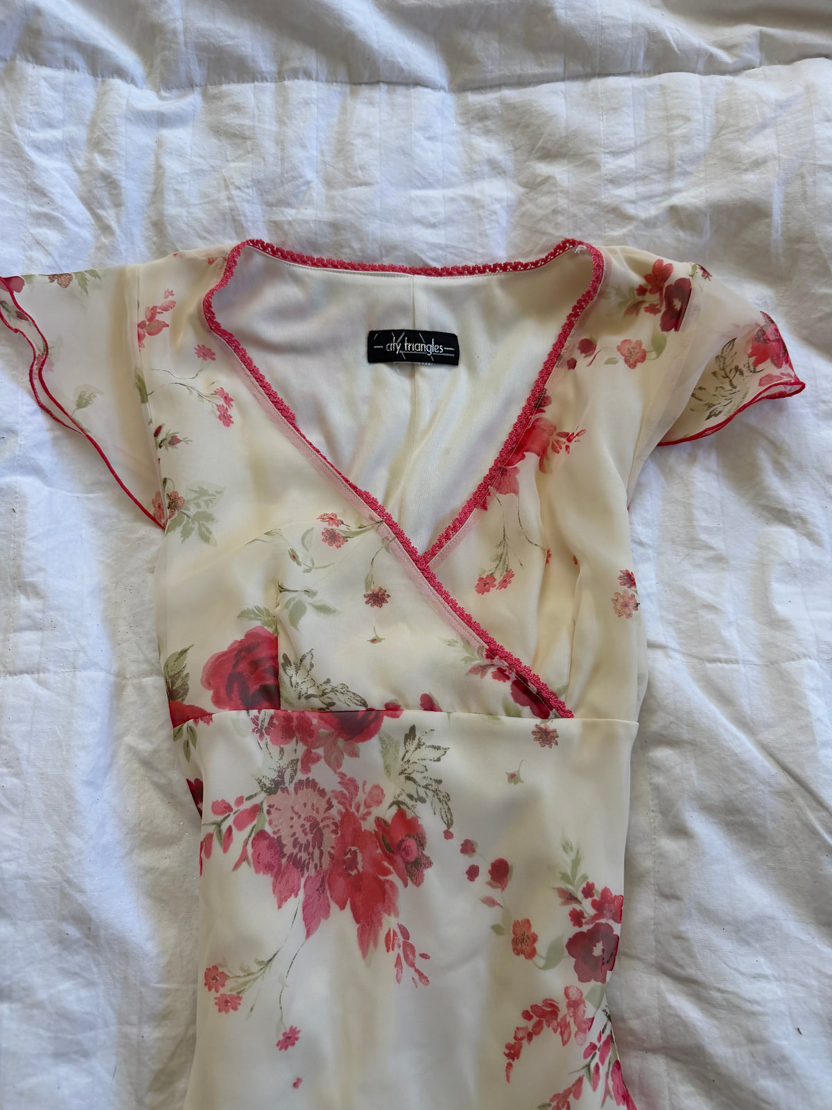 adorable city triangles dress