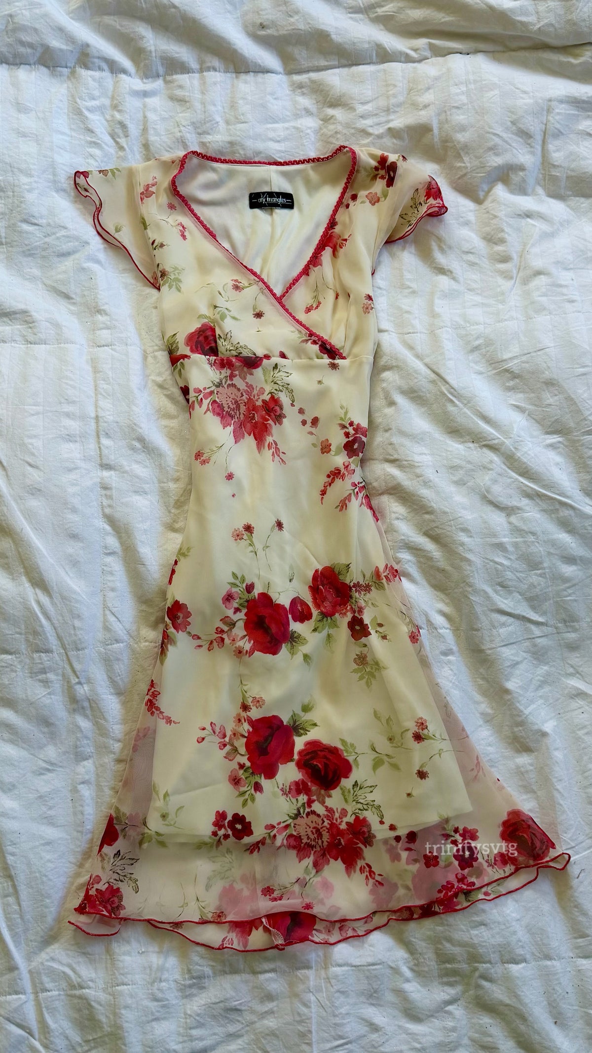 adorable city triangles dress