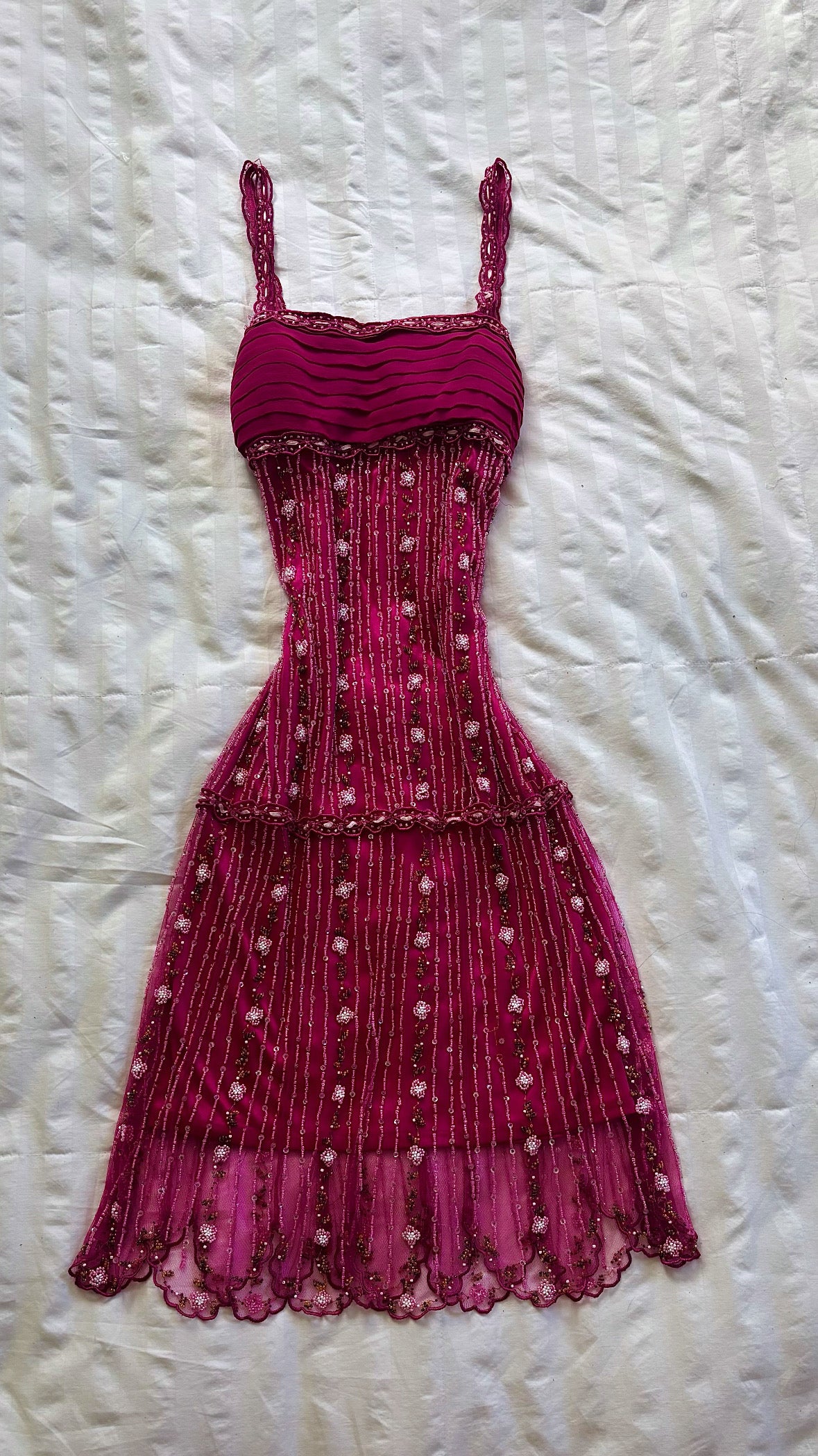 beaded sue wong dress