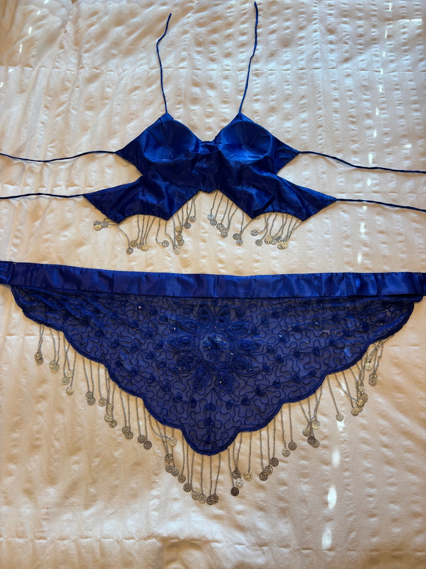 backless beaded butterfly set