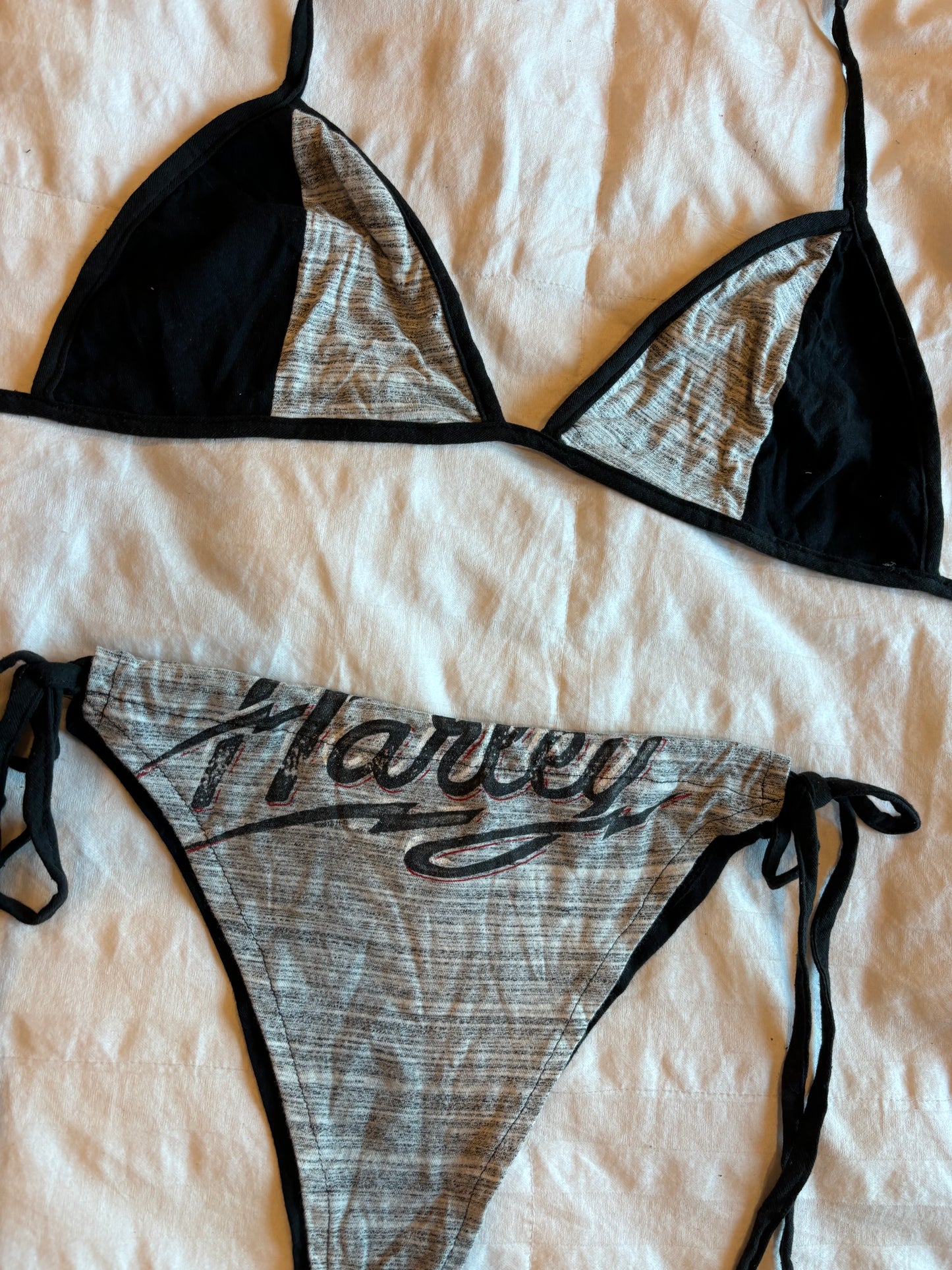 amazing reworked harley davidson bikini