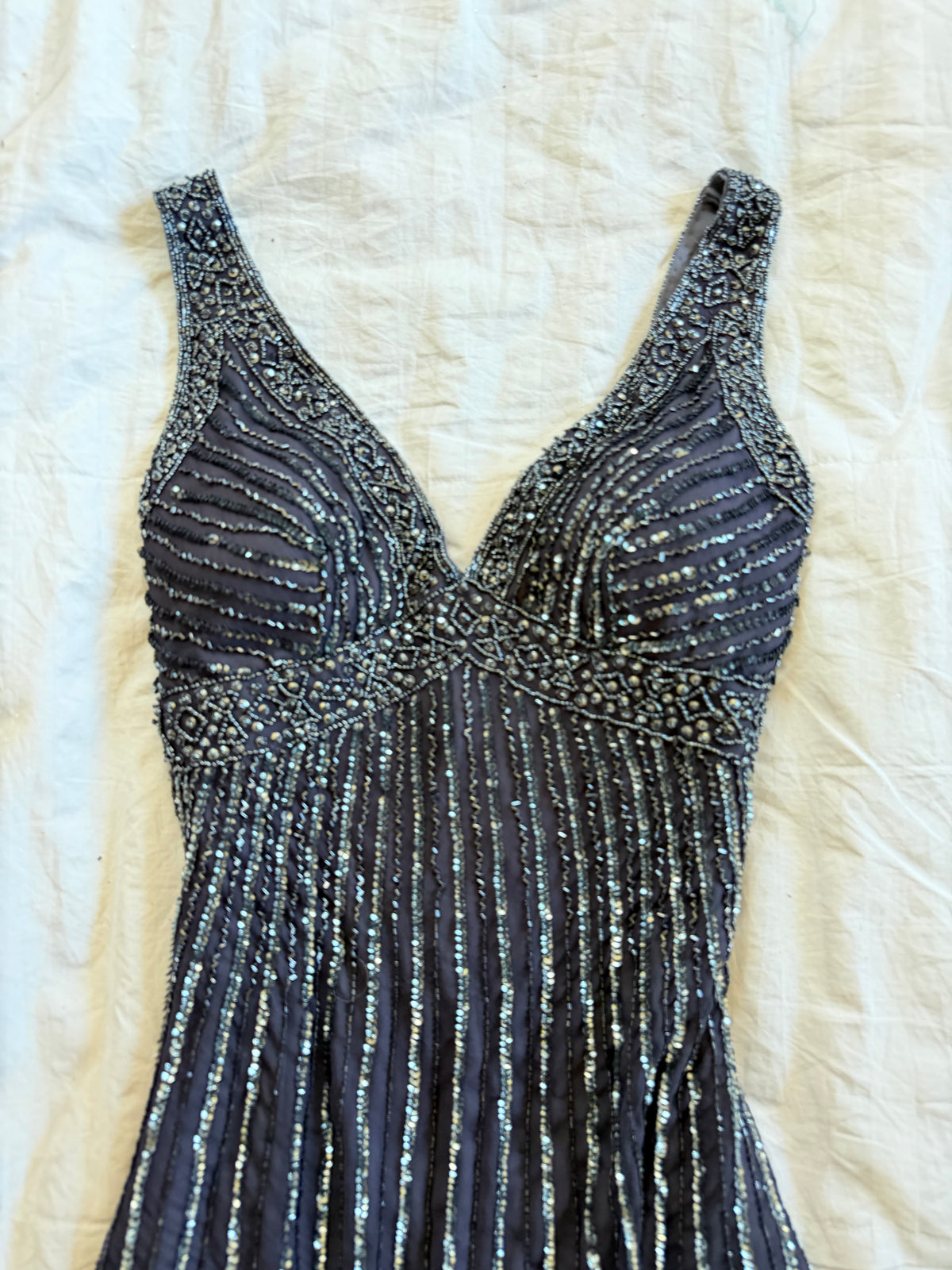 adorable beaded patra dress