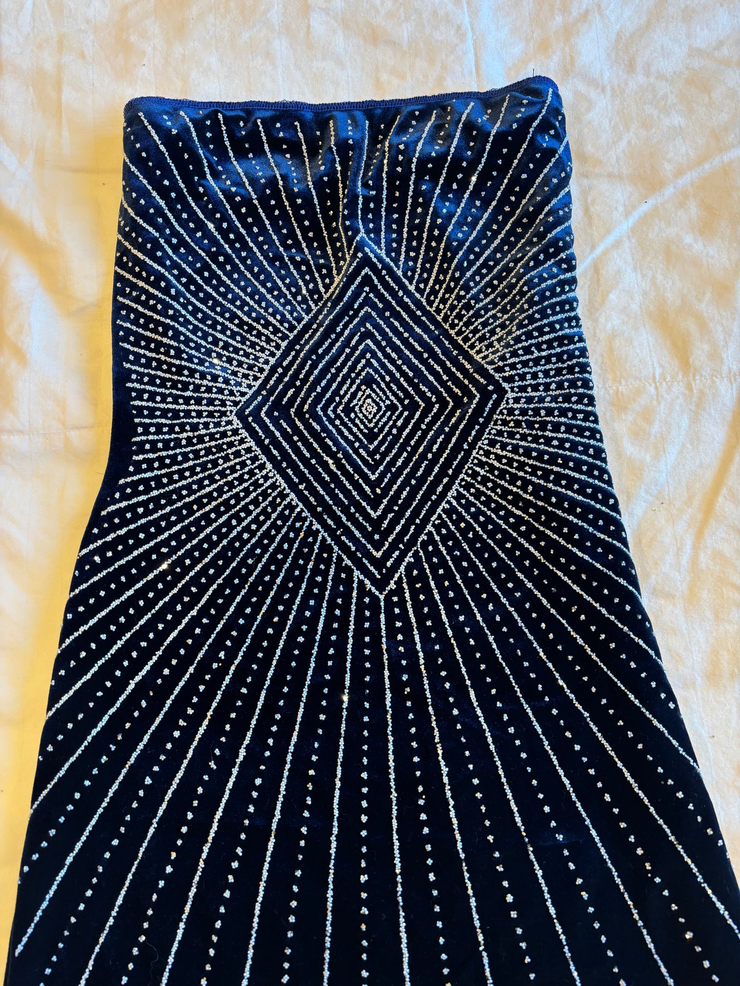 beaded maxi dress