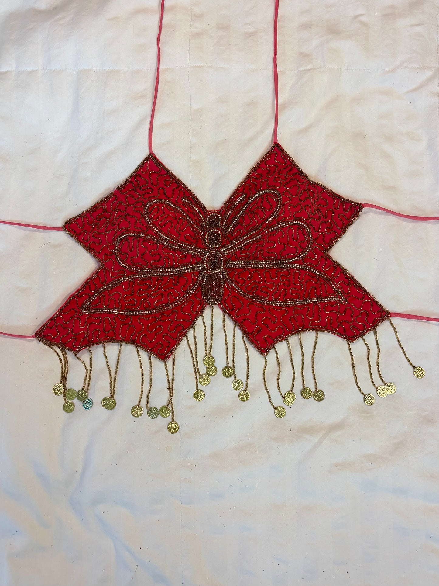 adorable                             beaded butterfly top