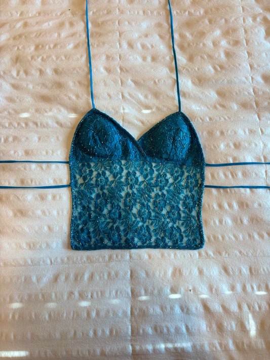 backless beaded lipstick top