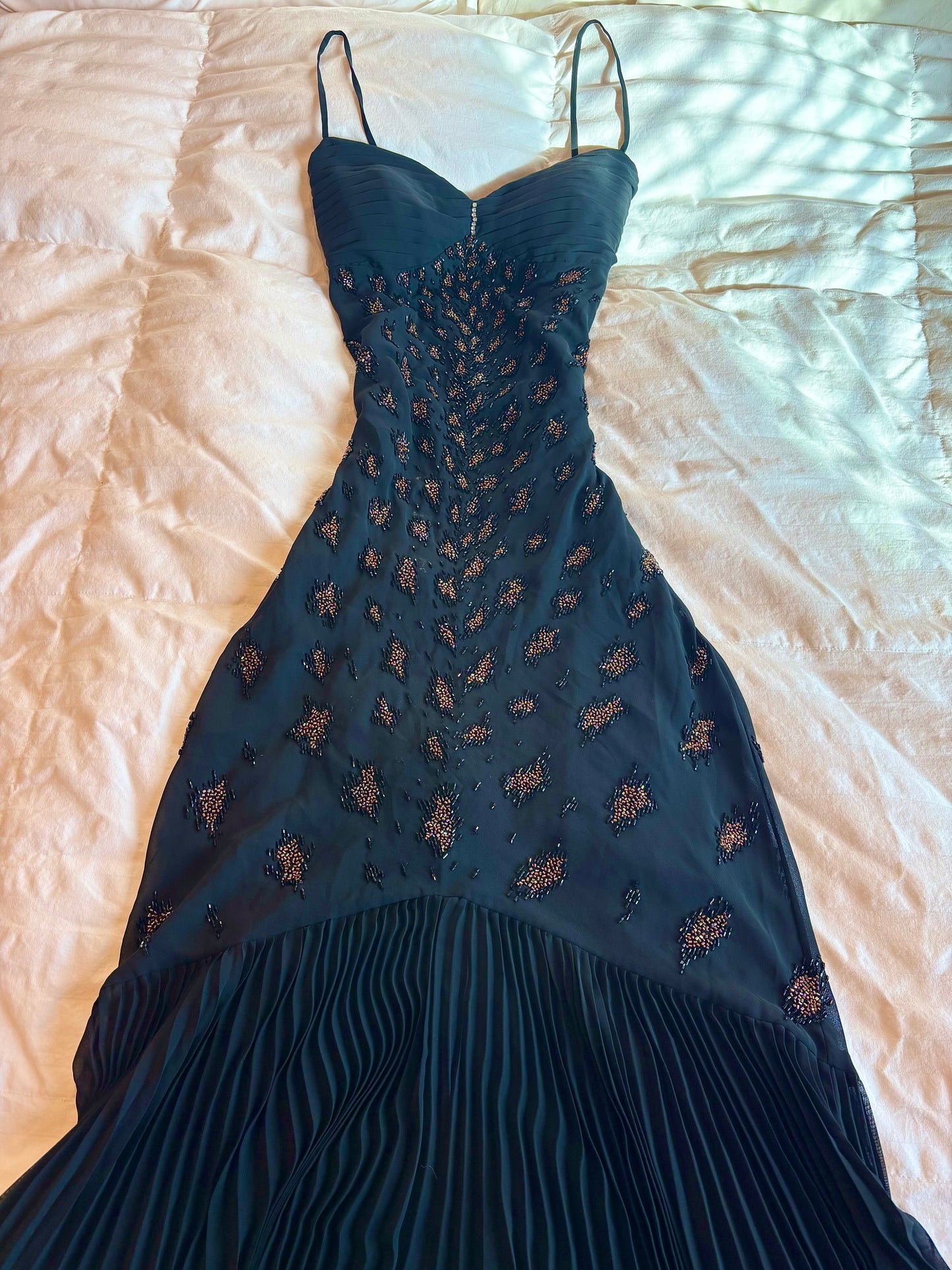 beaded sagaie maxi dress
