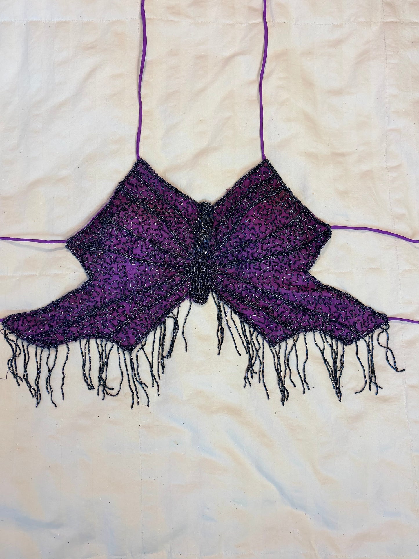 adorable                             beaded butterfly top
