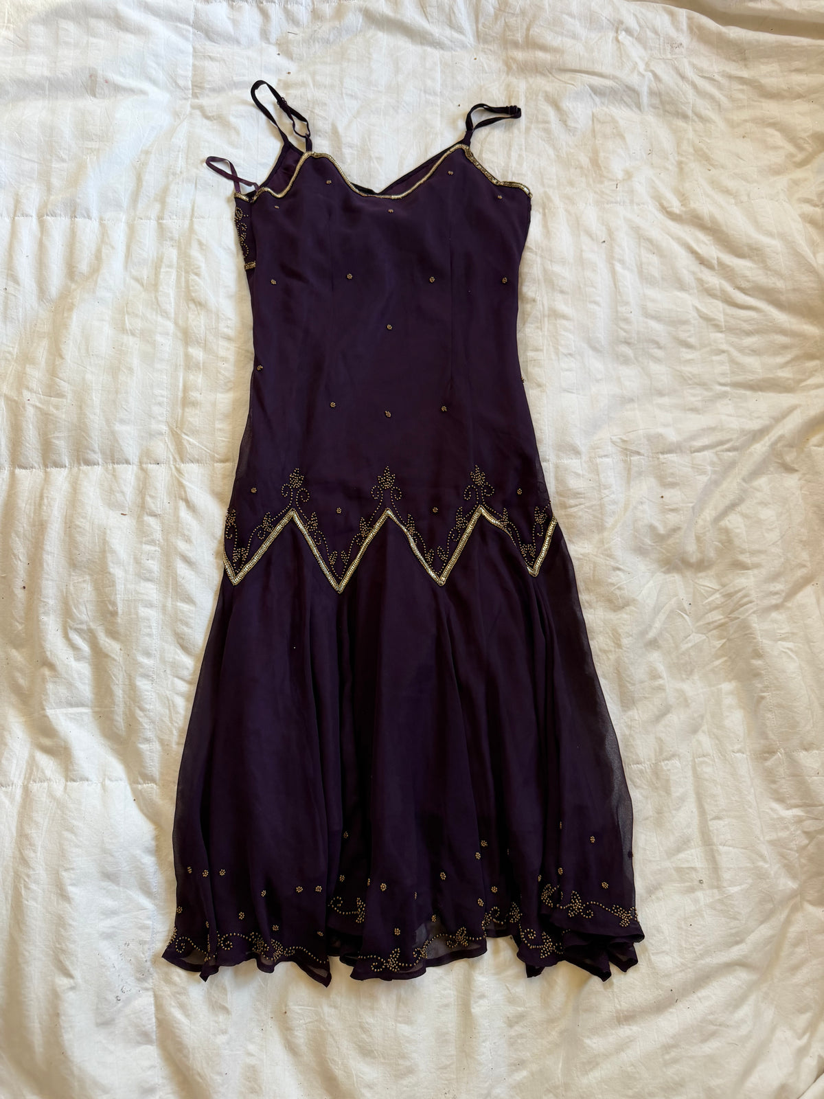beaded dress