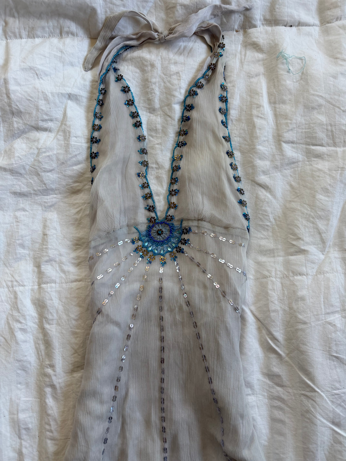 adorable fairy silk beaded dress