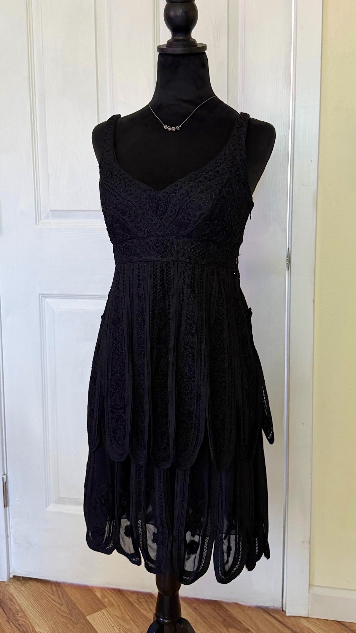 beaded sue wong dress