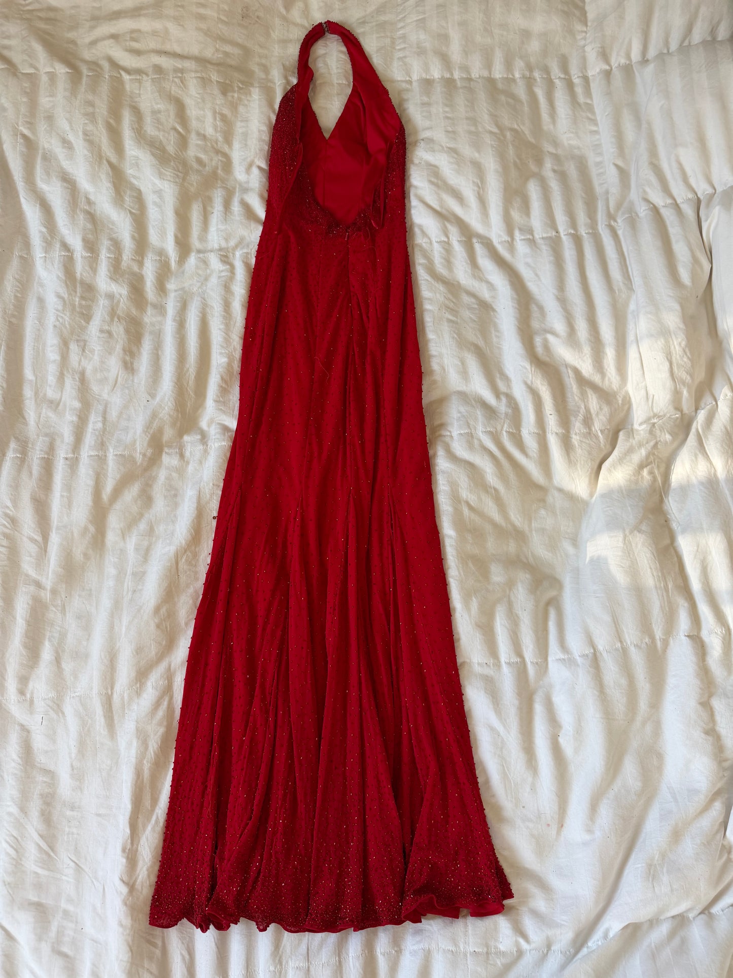 adorable beaded maxi dress