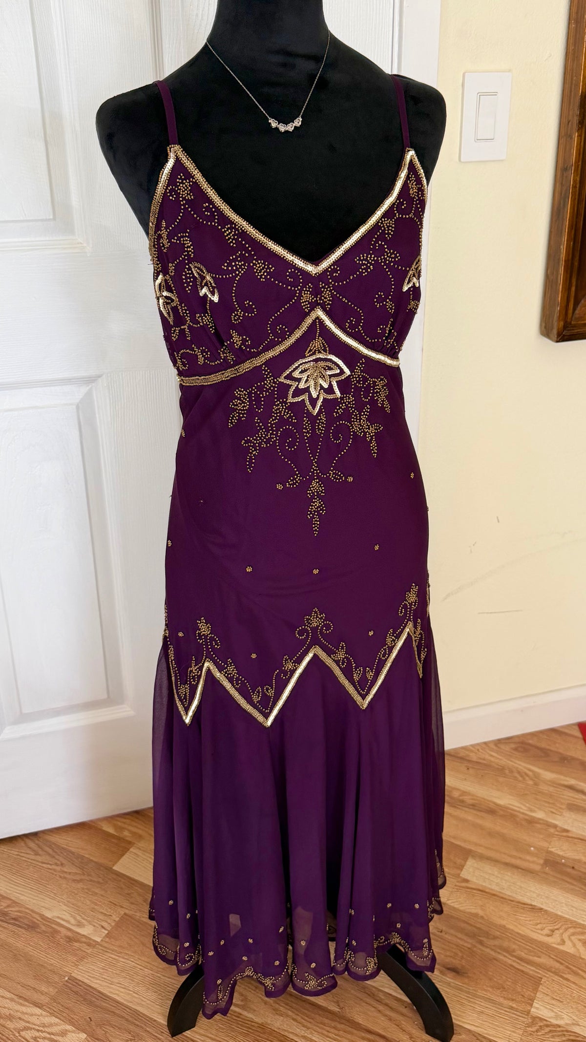 beaded dress