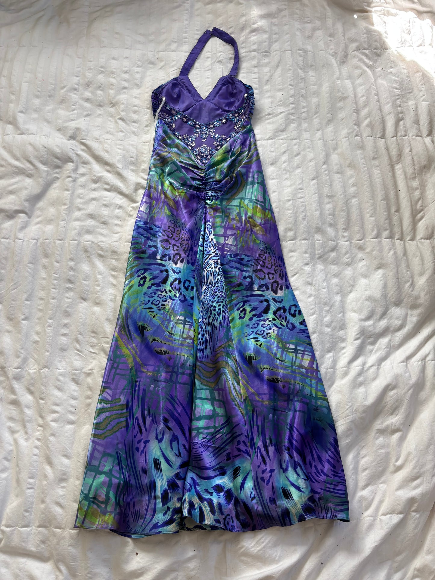 beaded maxi dress