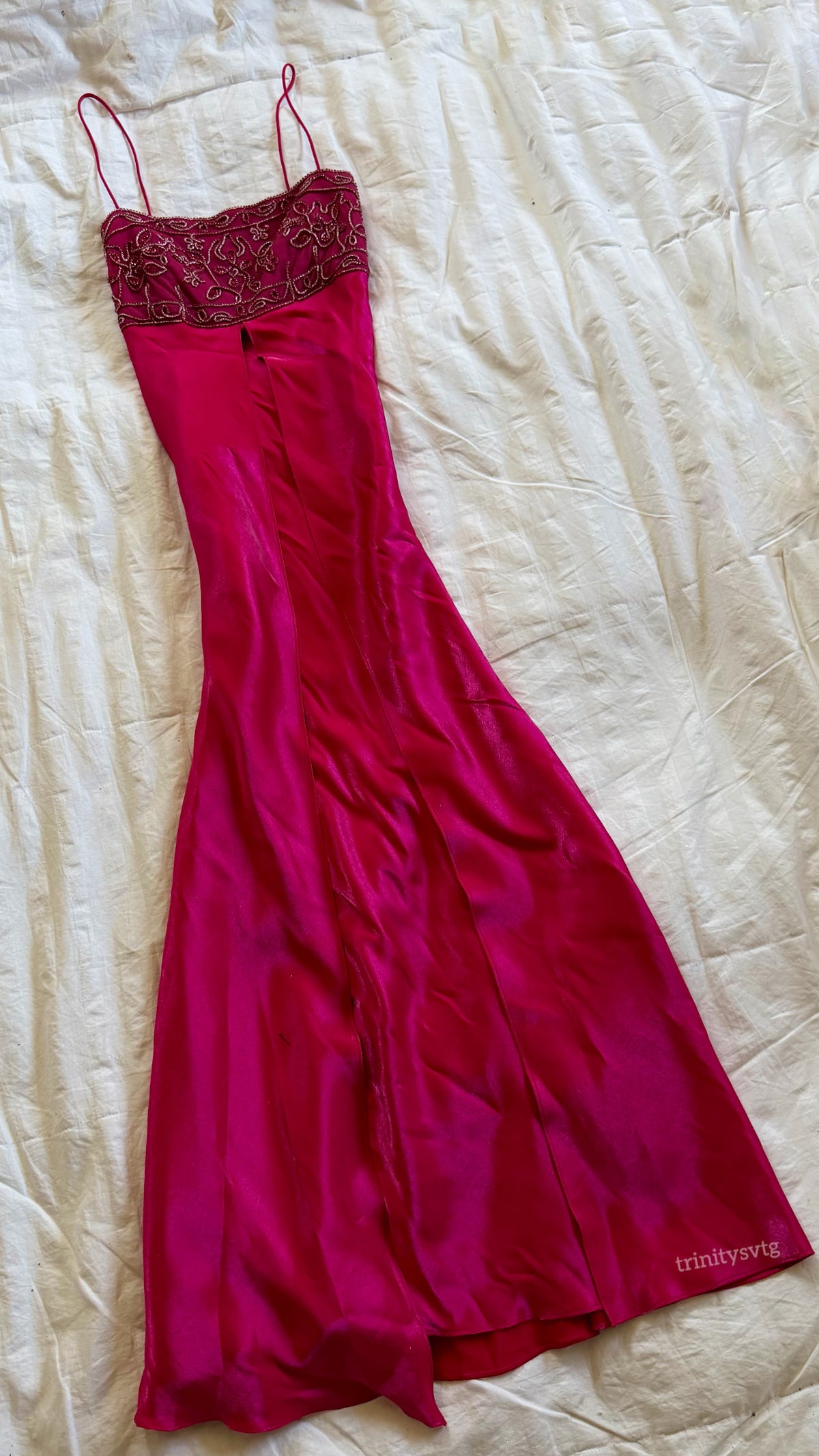 adorable maxi beaded dress