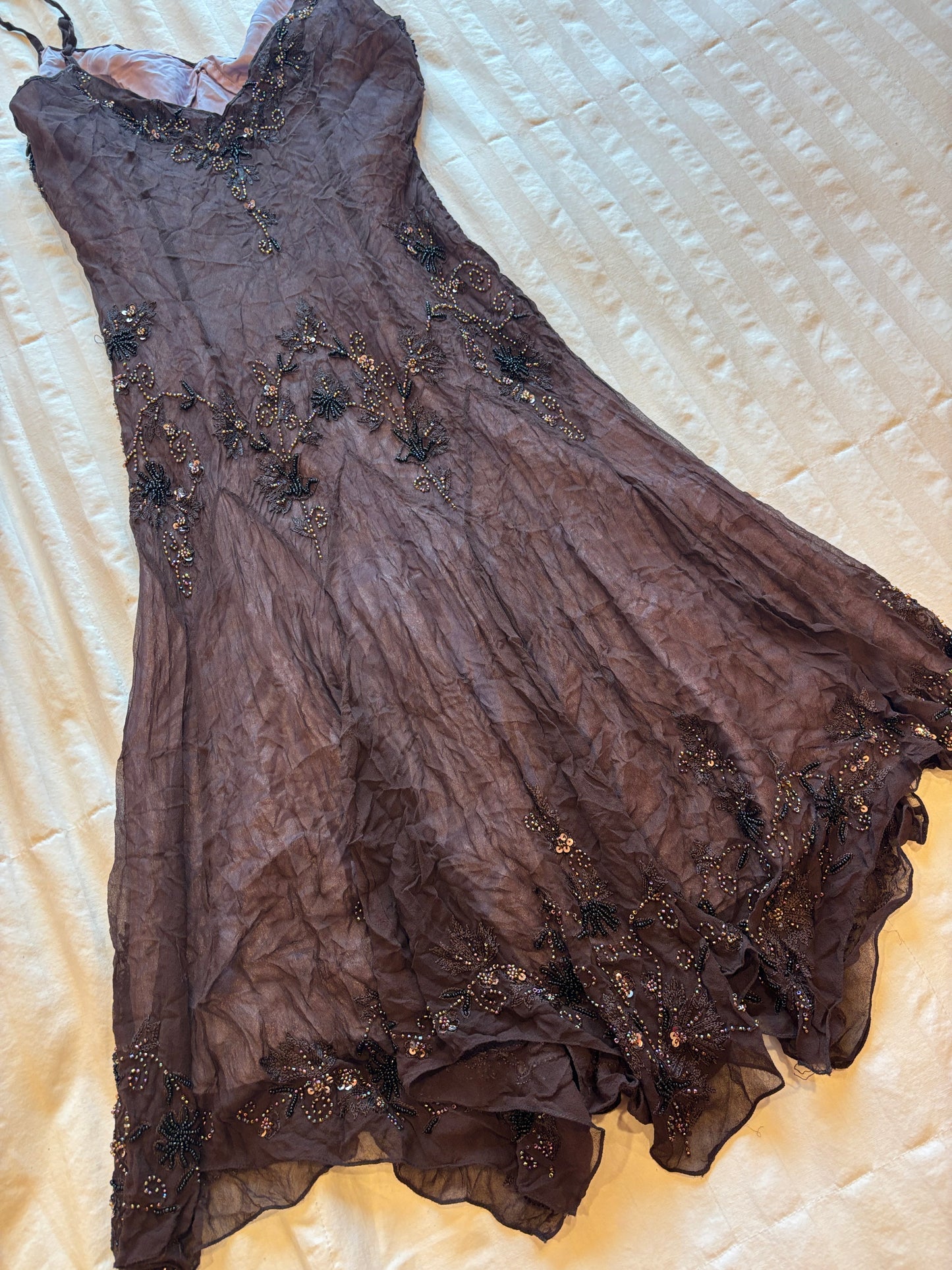 beautiful adrianna papell beaded dress