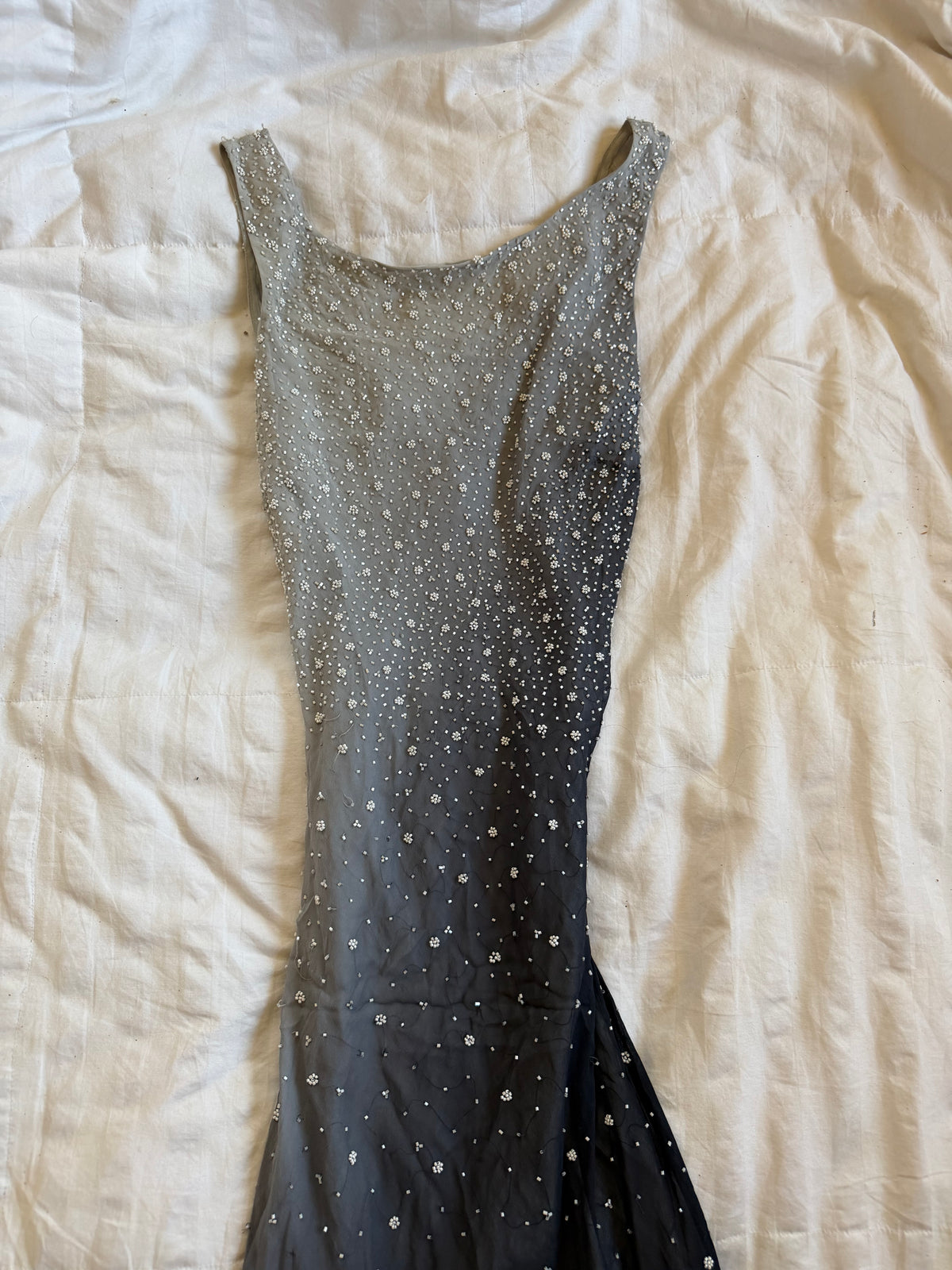 beaded maxi dress