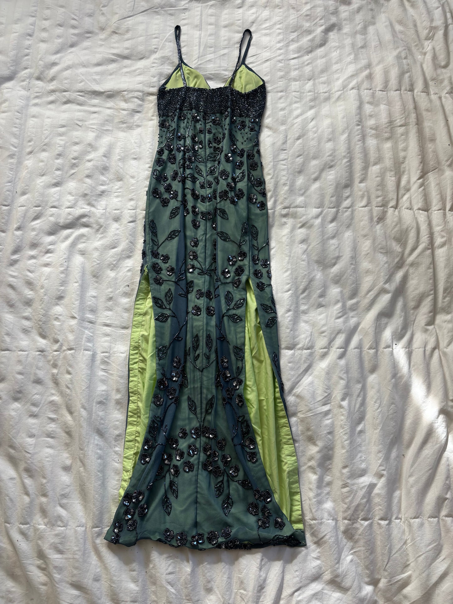 beaded dress