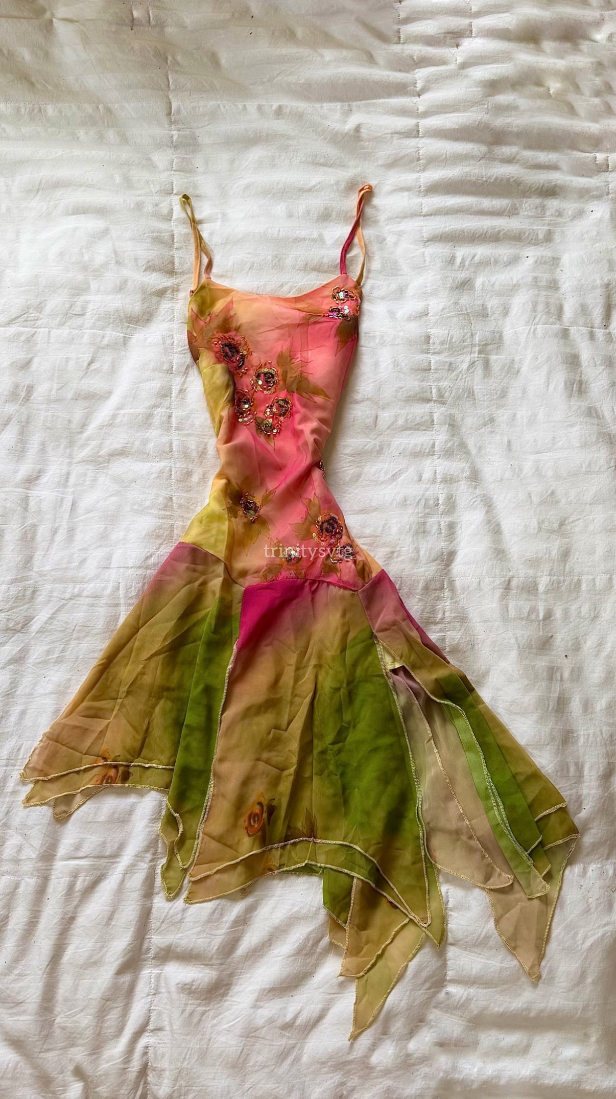 adorable                                                                                   beaded fairy dress