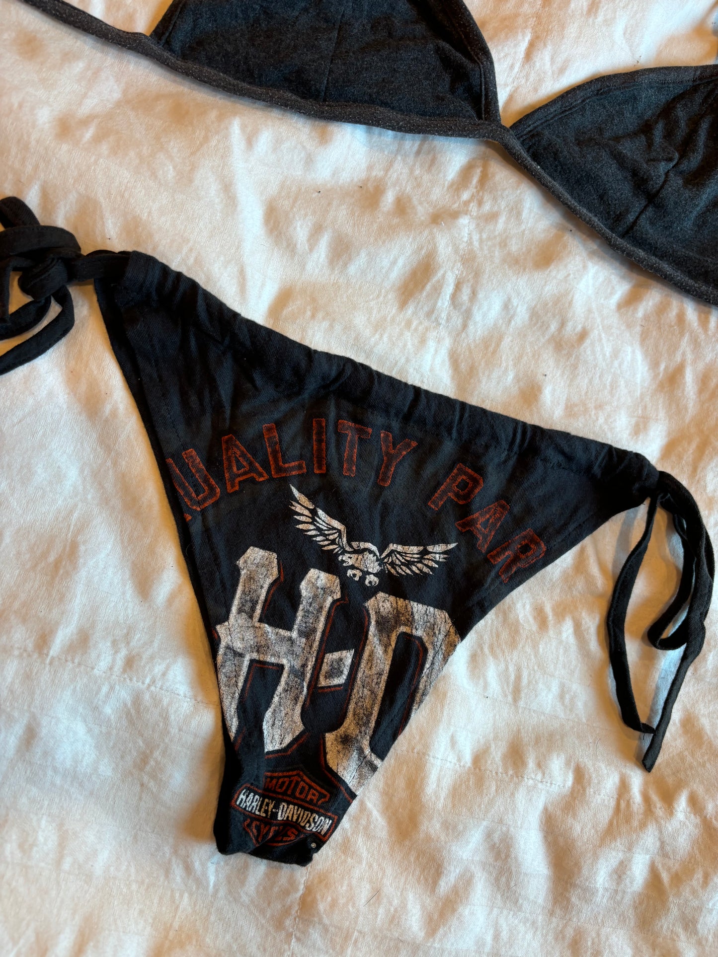 reworked harley davidson bikini