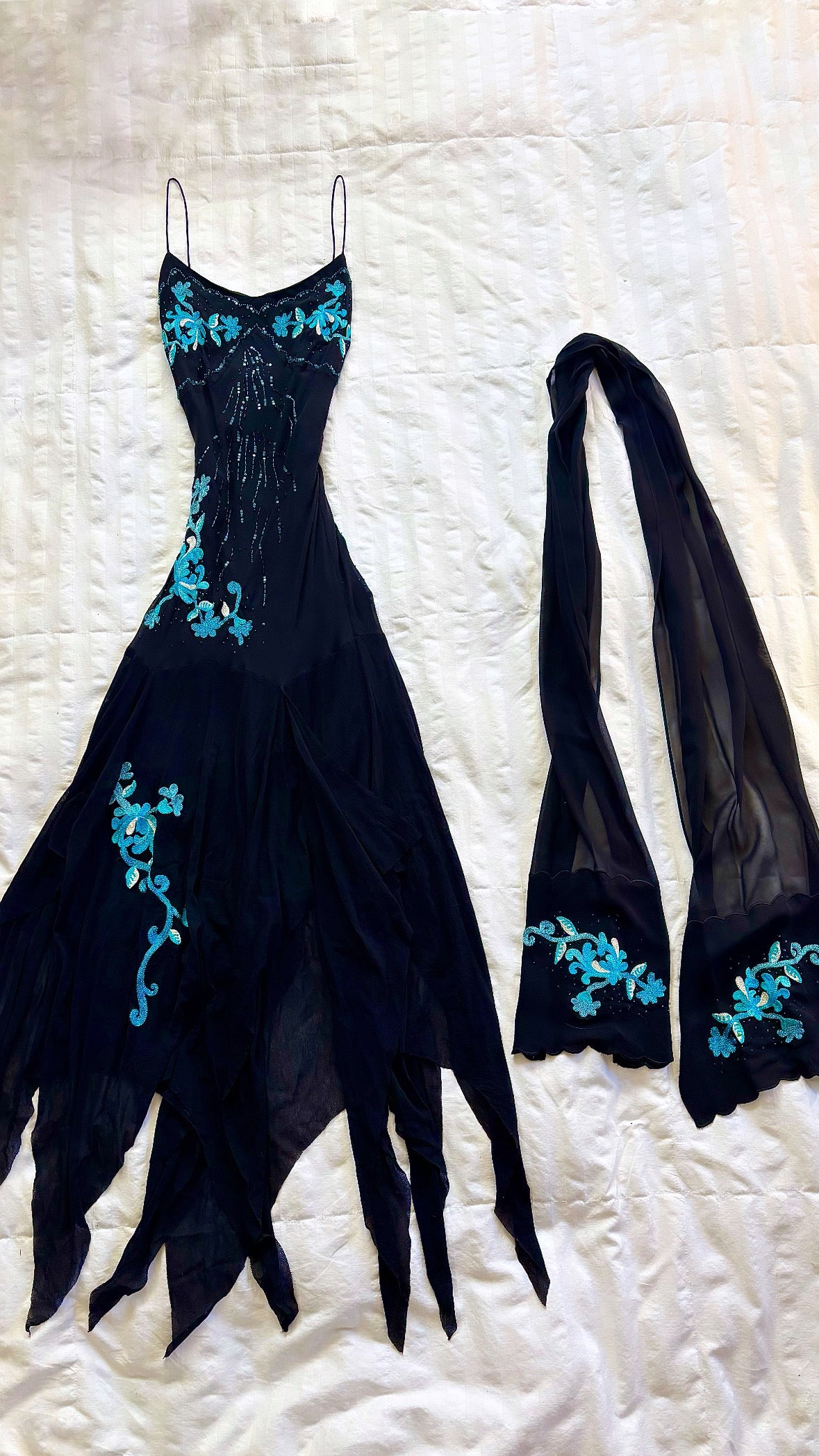 cache beaded dress set