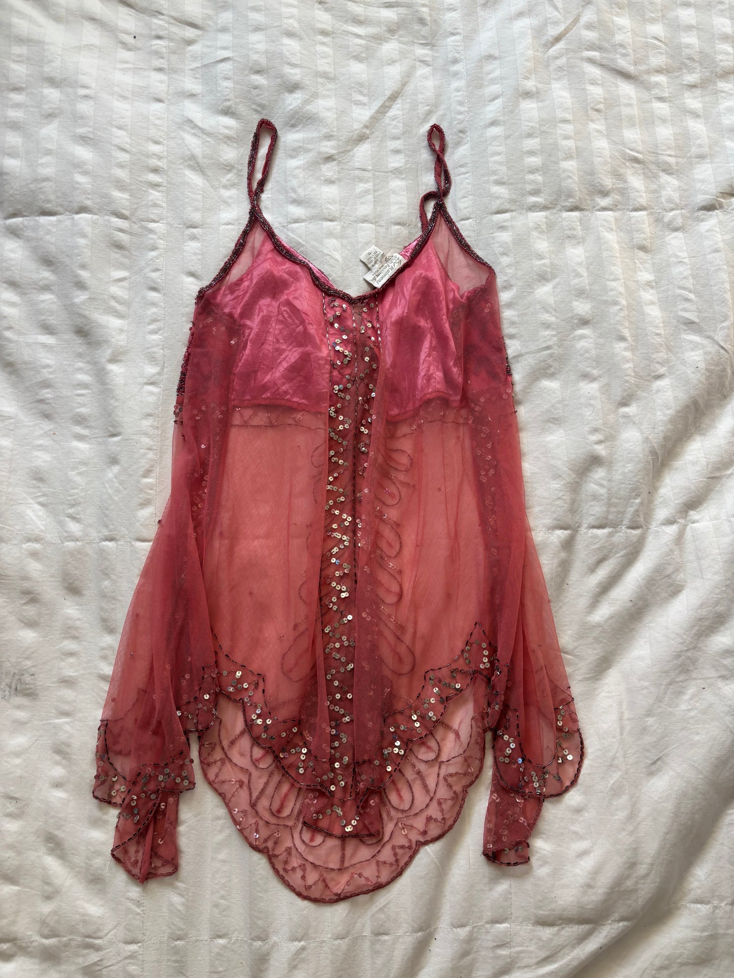 beaded fairy top