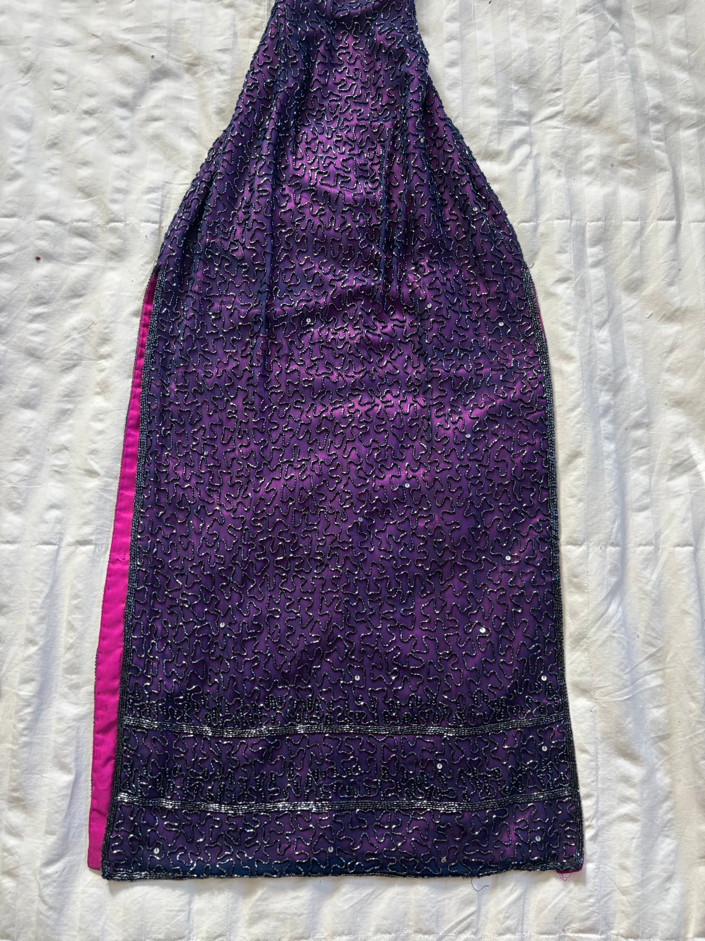 beaded adrianna papell dress