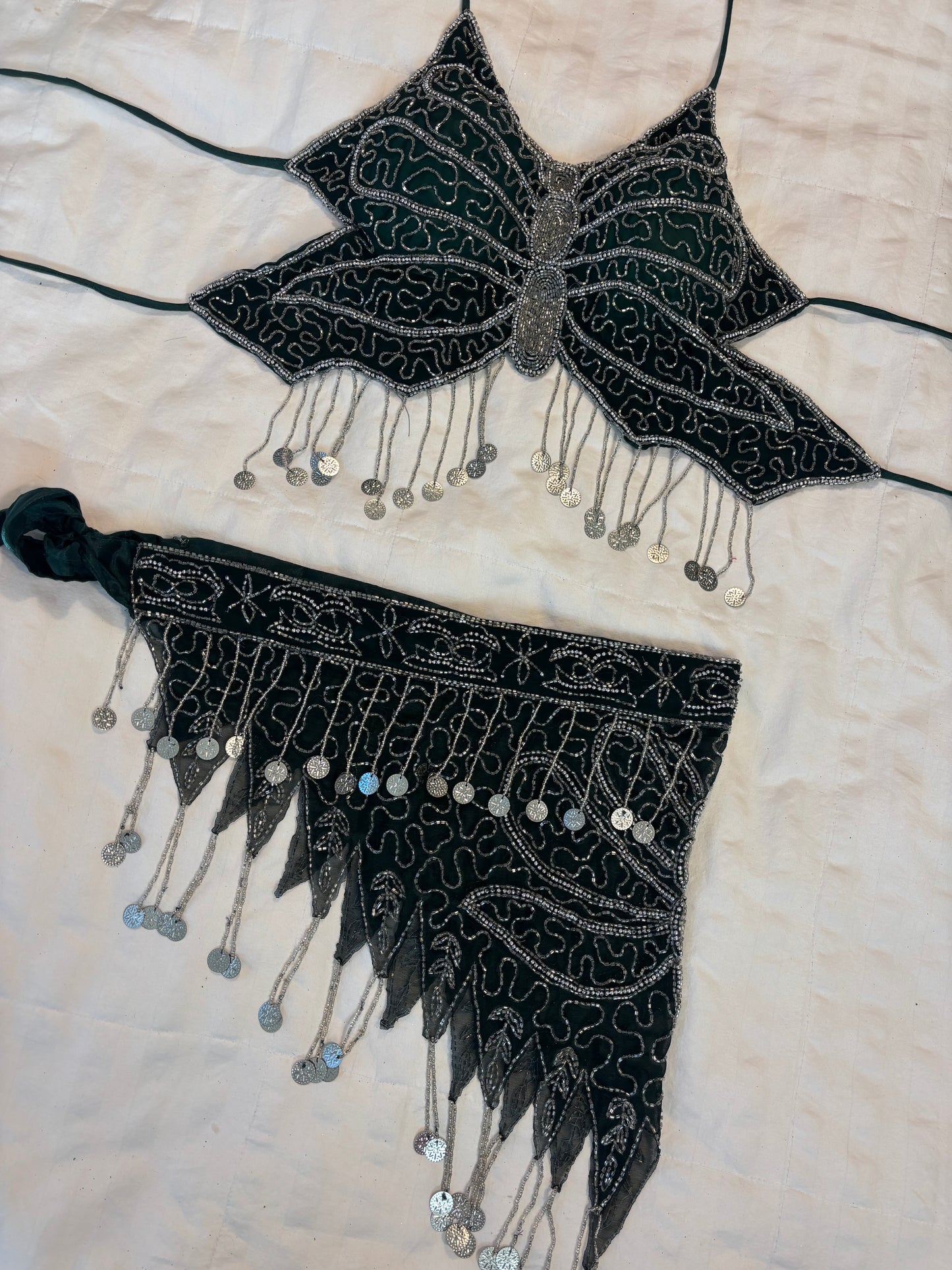 adorable                             beaded butterfly set