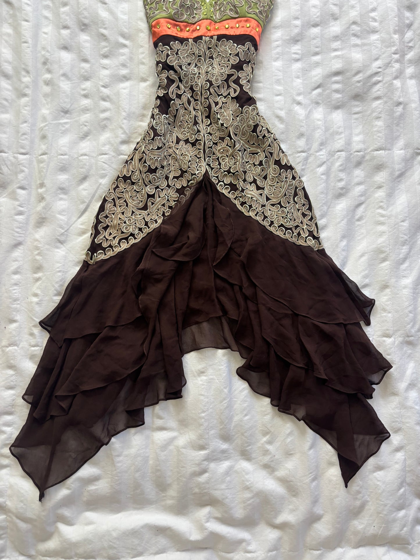beaded sue wong dress