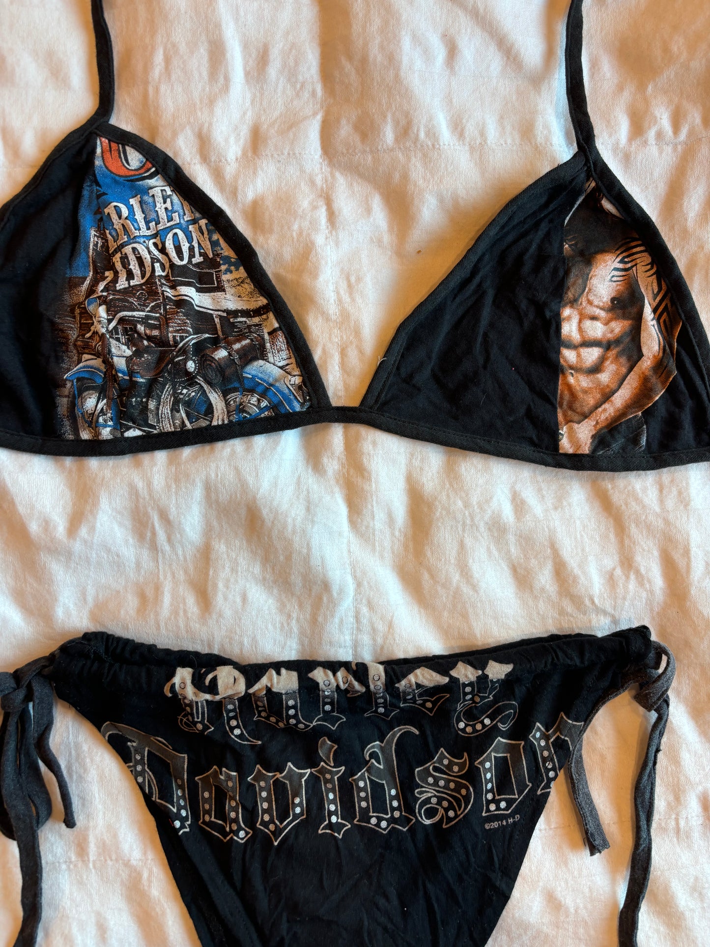 reworked harley davidson bikini