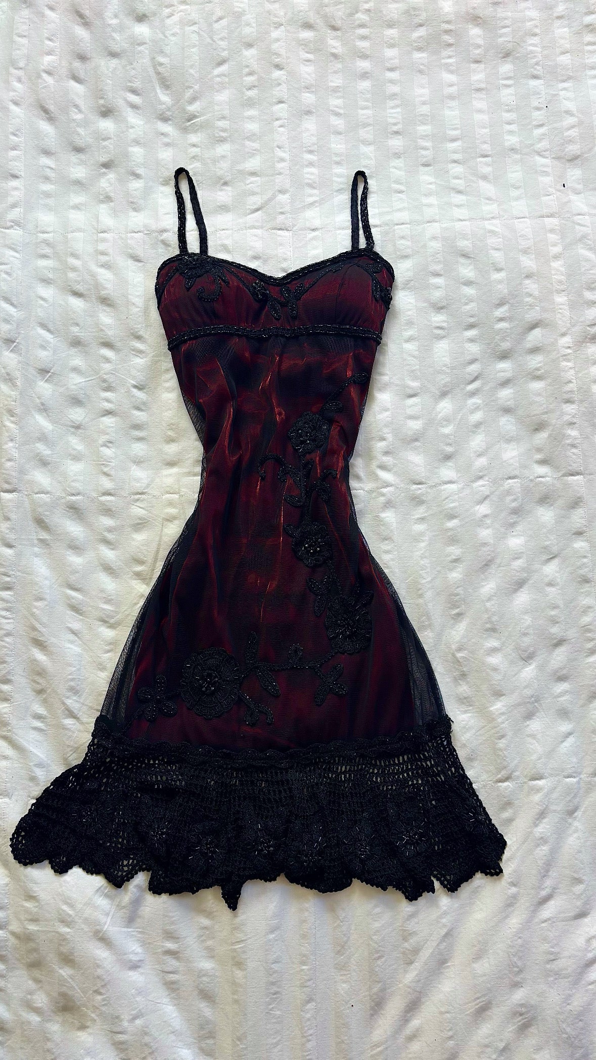 beaded sue wong dress