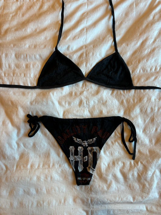 reworked harley davidson bikini