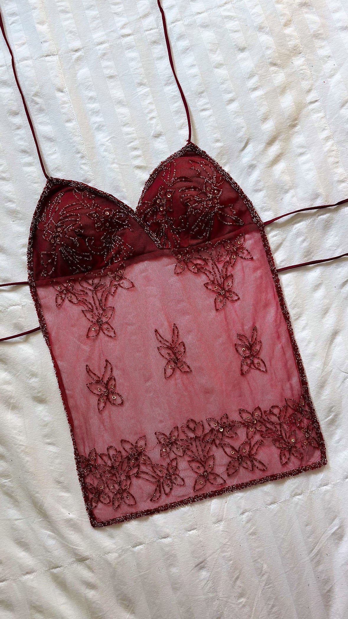 beaded top