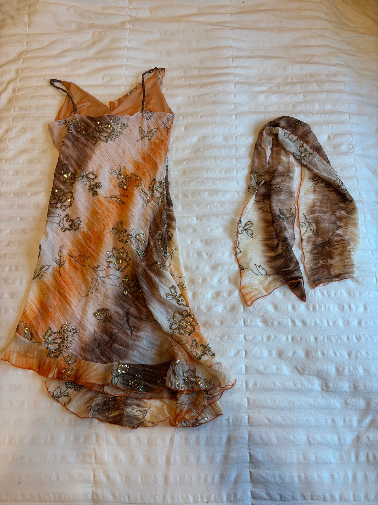 asymmetrical beaded set