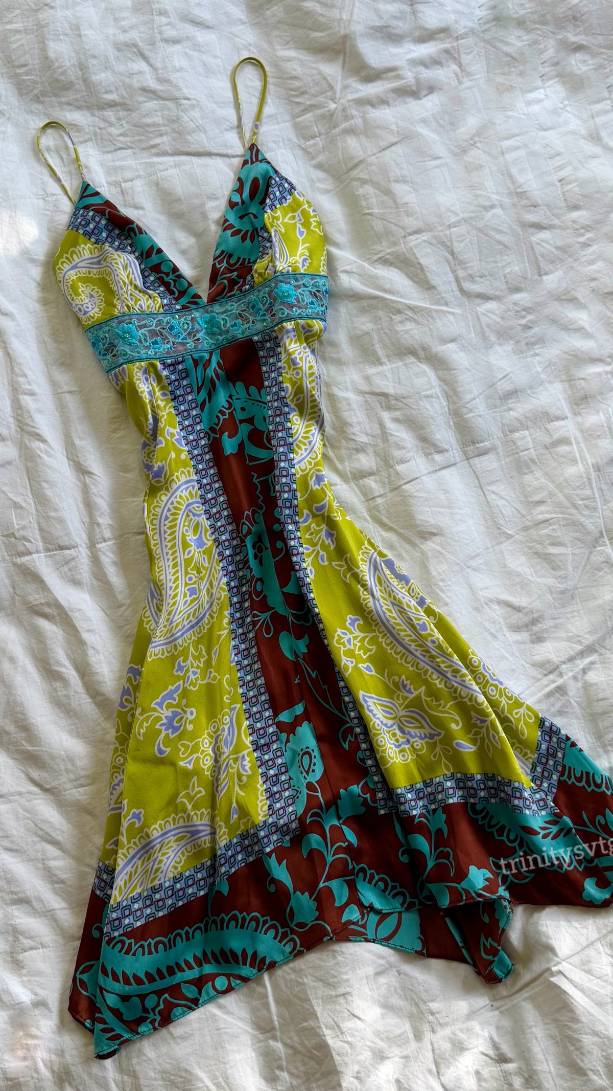 silk dress