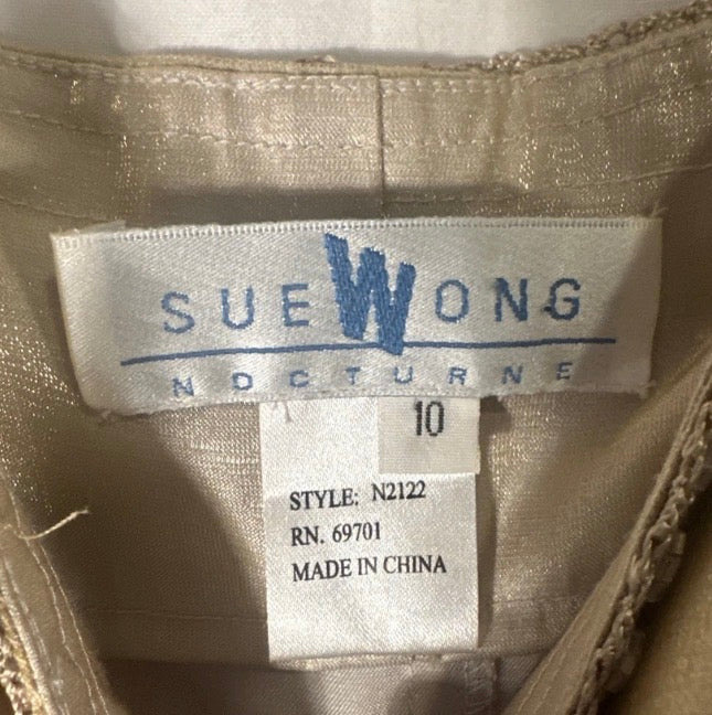 beaded vintage sue wong dress
