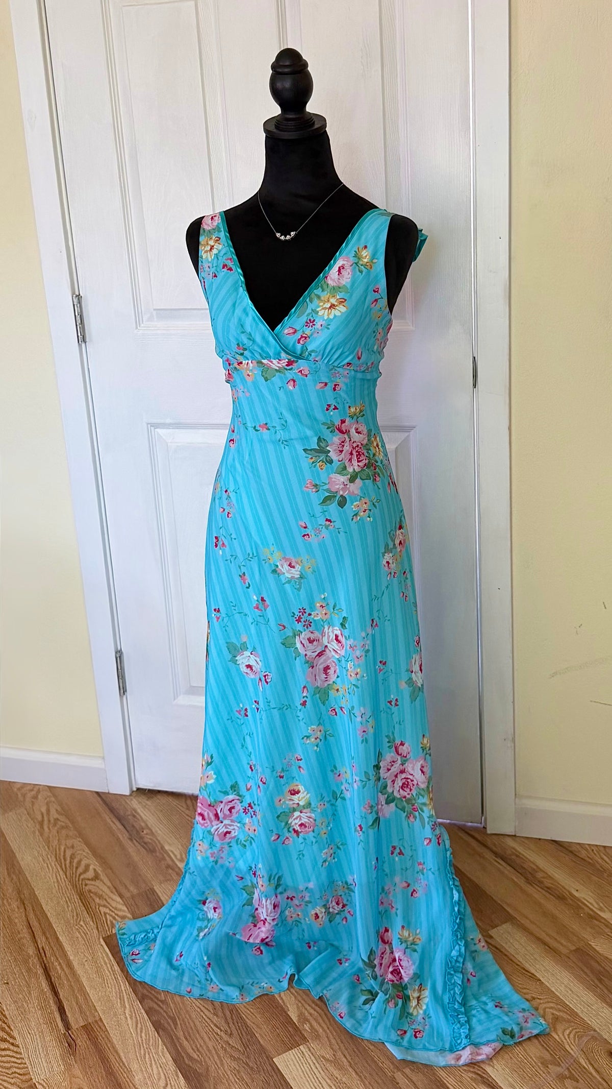 floral maxi dress