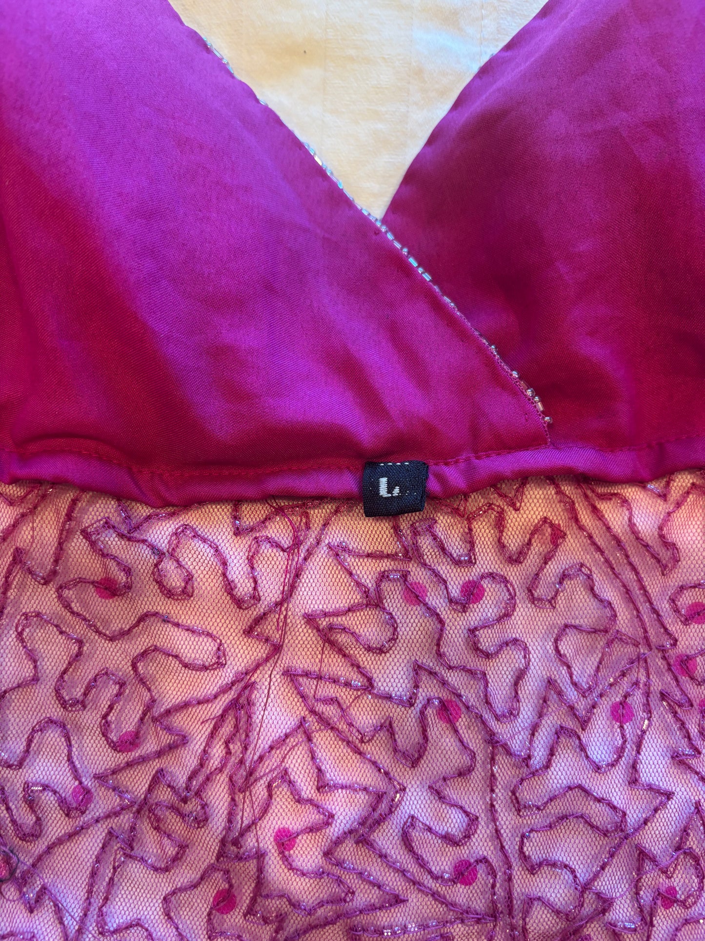 backless beaded halter top
