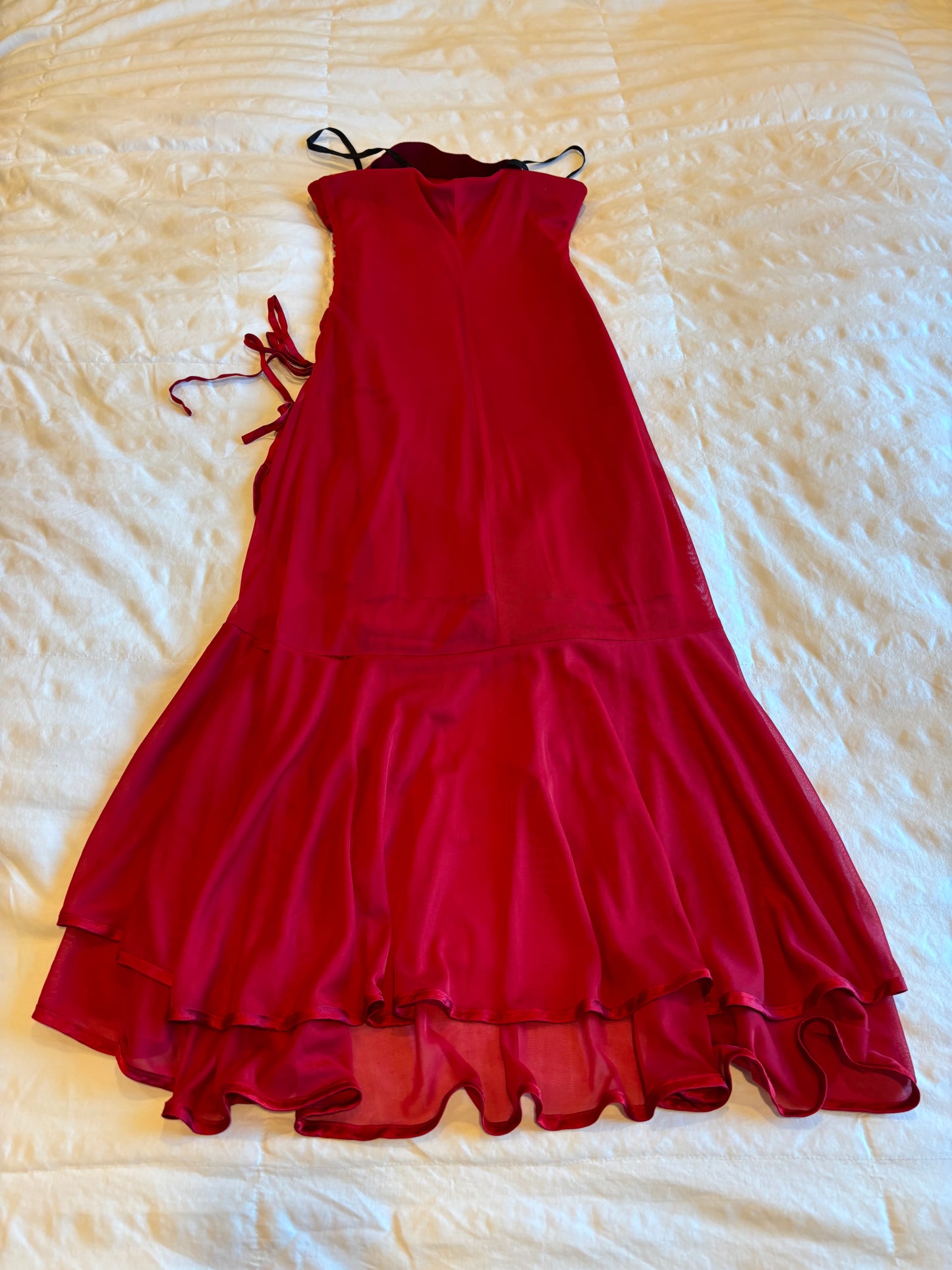 fairy strapless dress