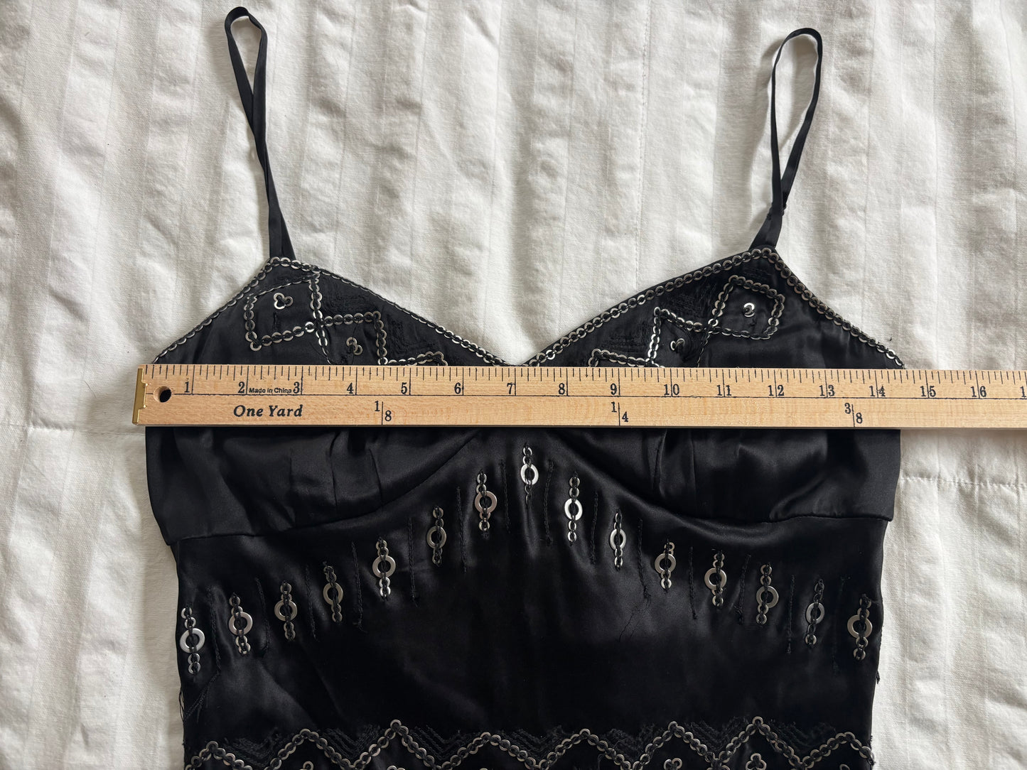 sue wong beaded dress