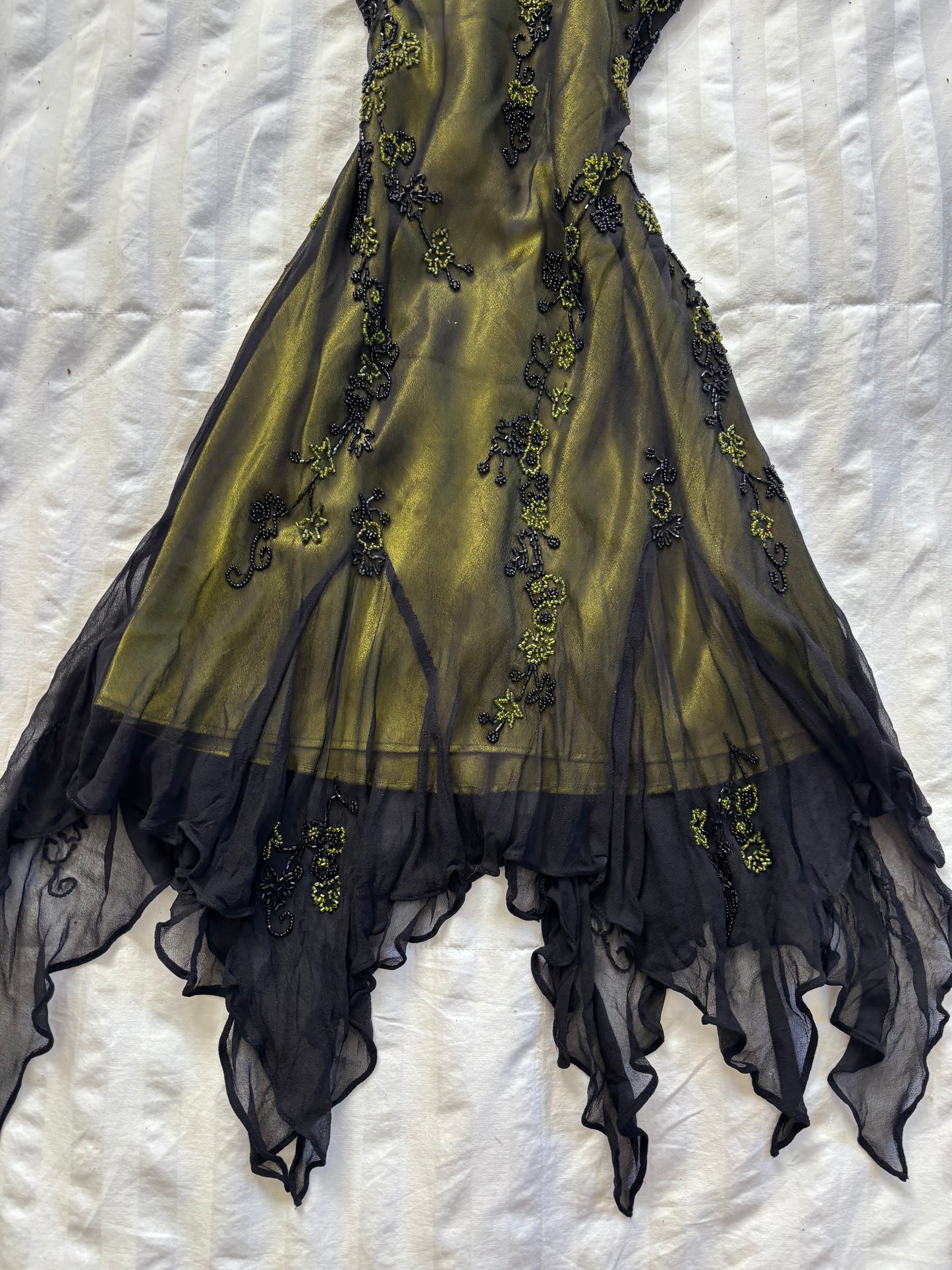 beaded scala dress