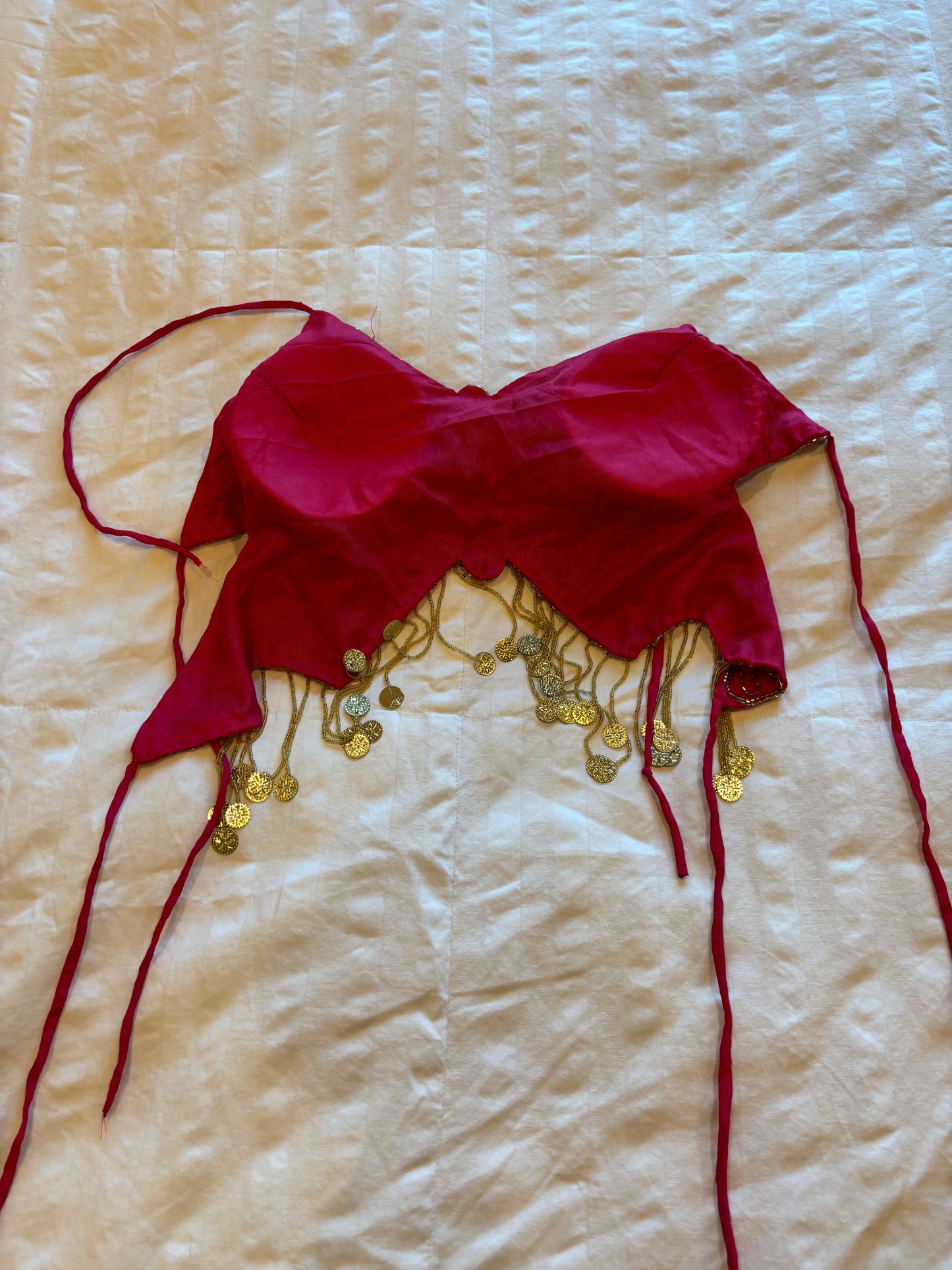 backless beaded halter top