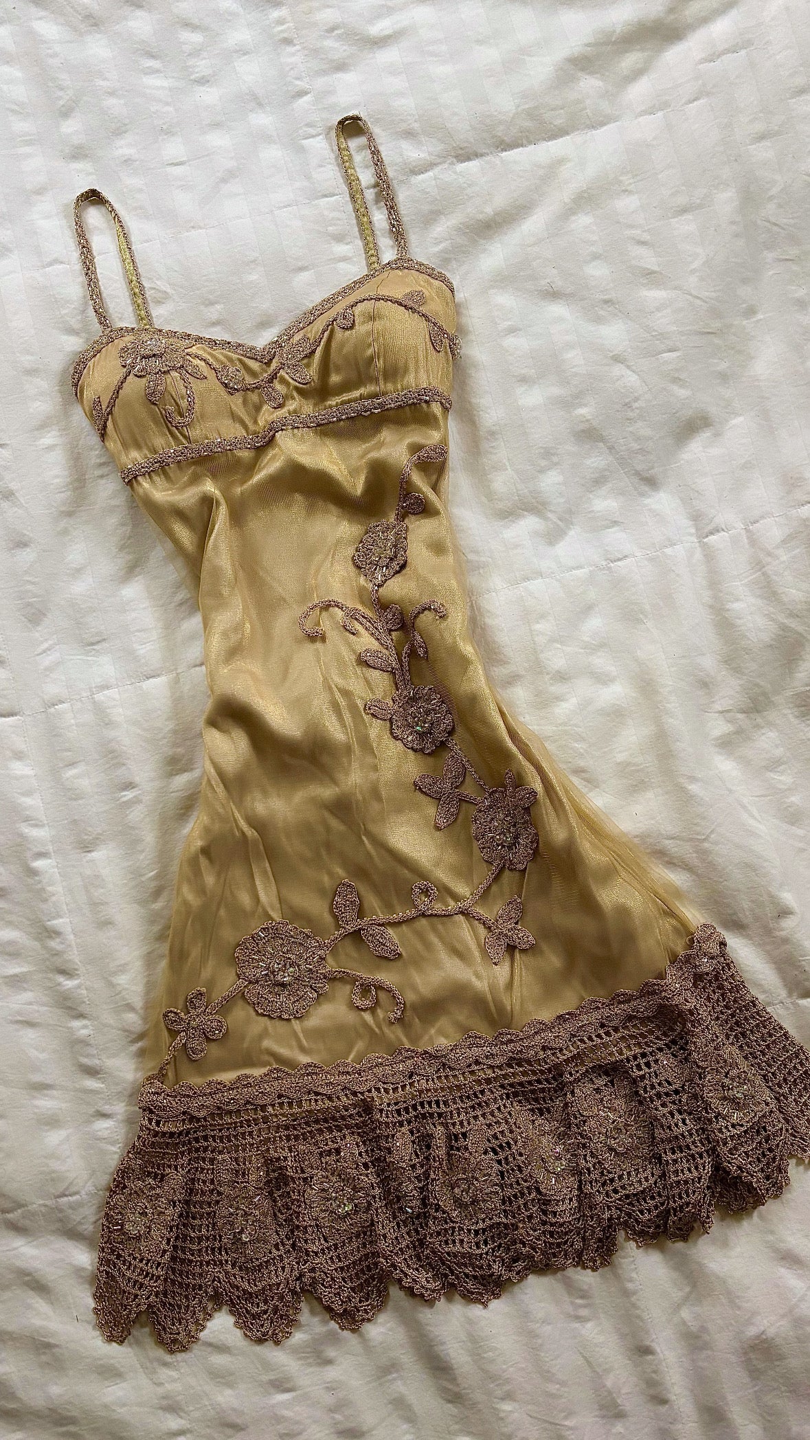 beaded vintage sue wong dress