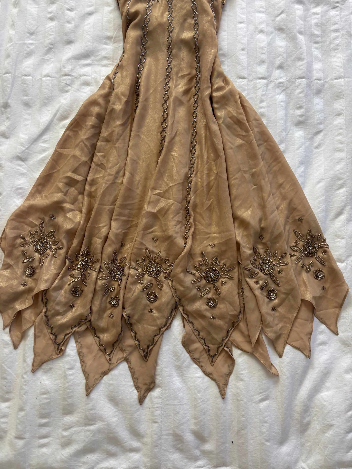 beaded sue wong dress
