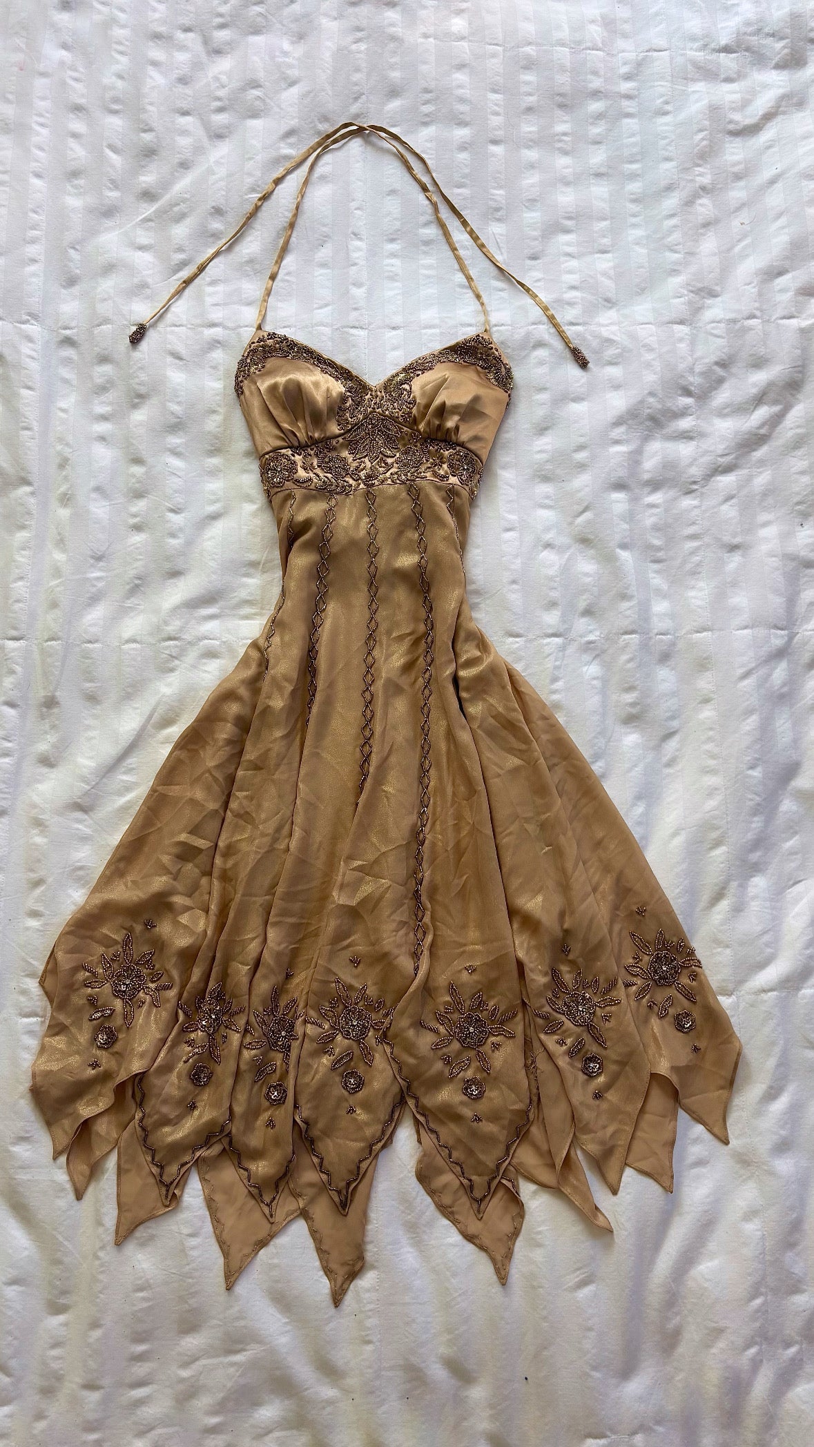 beaded sue wong dress