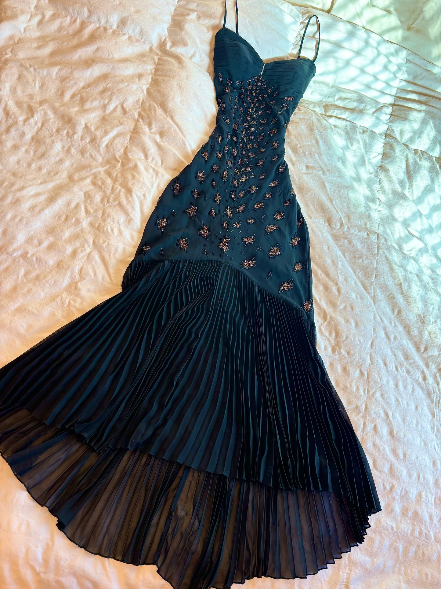 beaded sagaie maxi dress