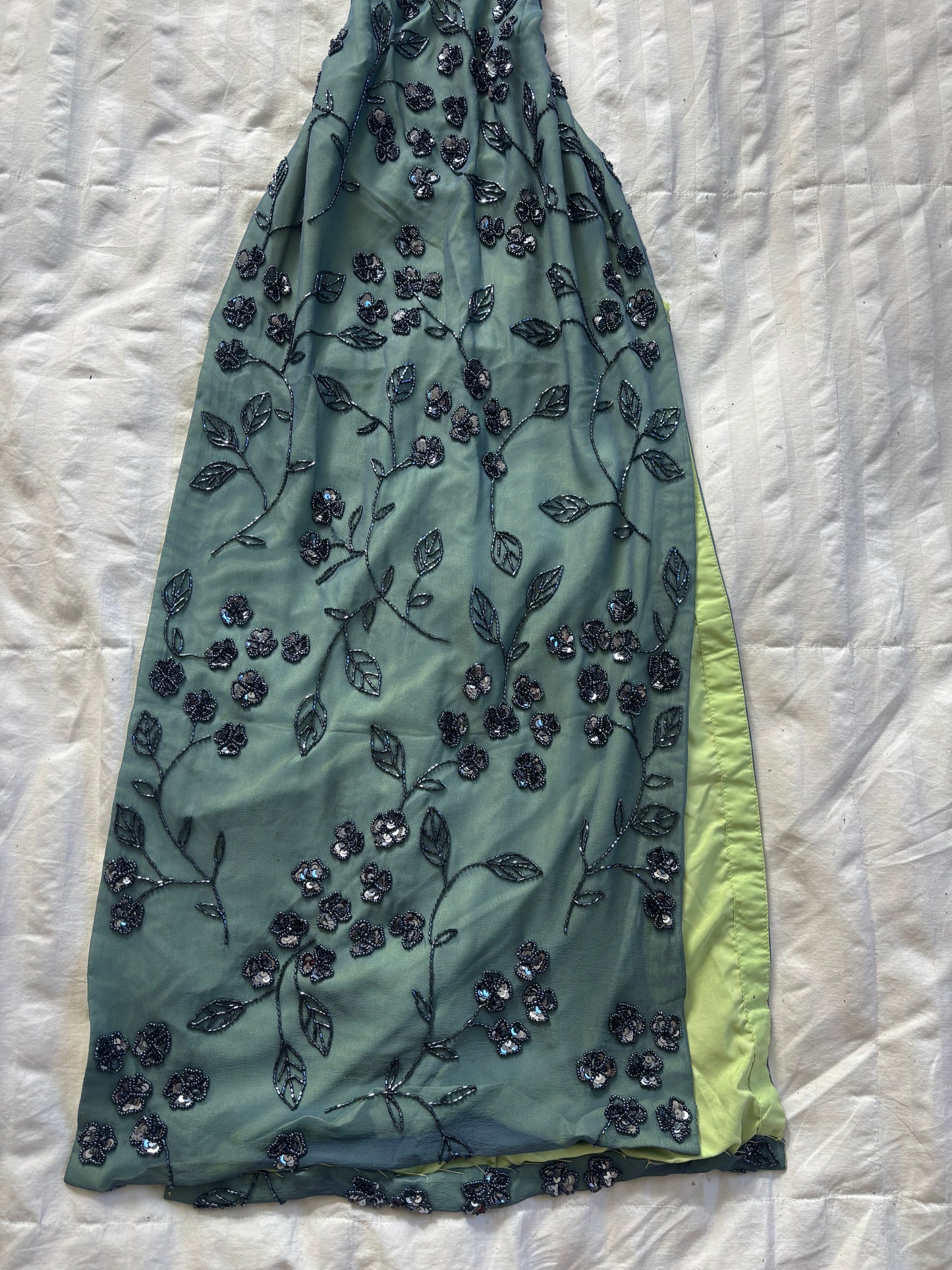 beaded dress