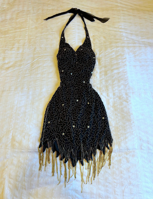 beaded fairy dress