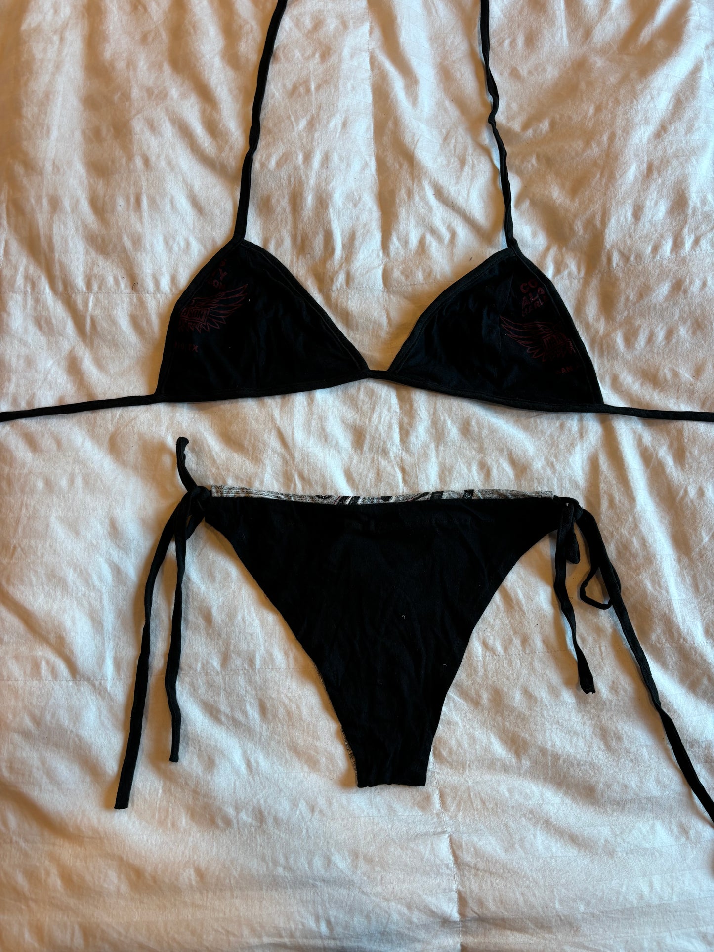 amazing reworked harley davidson bikini