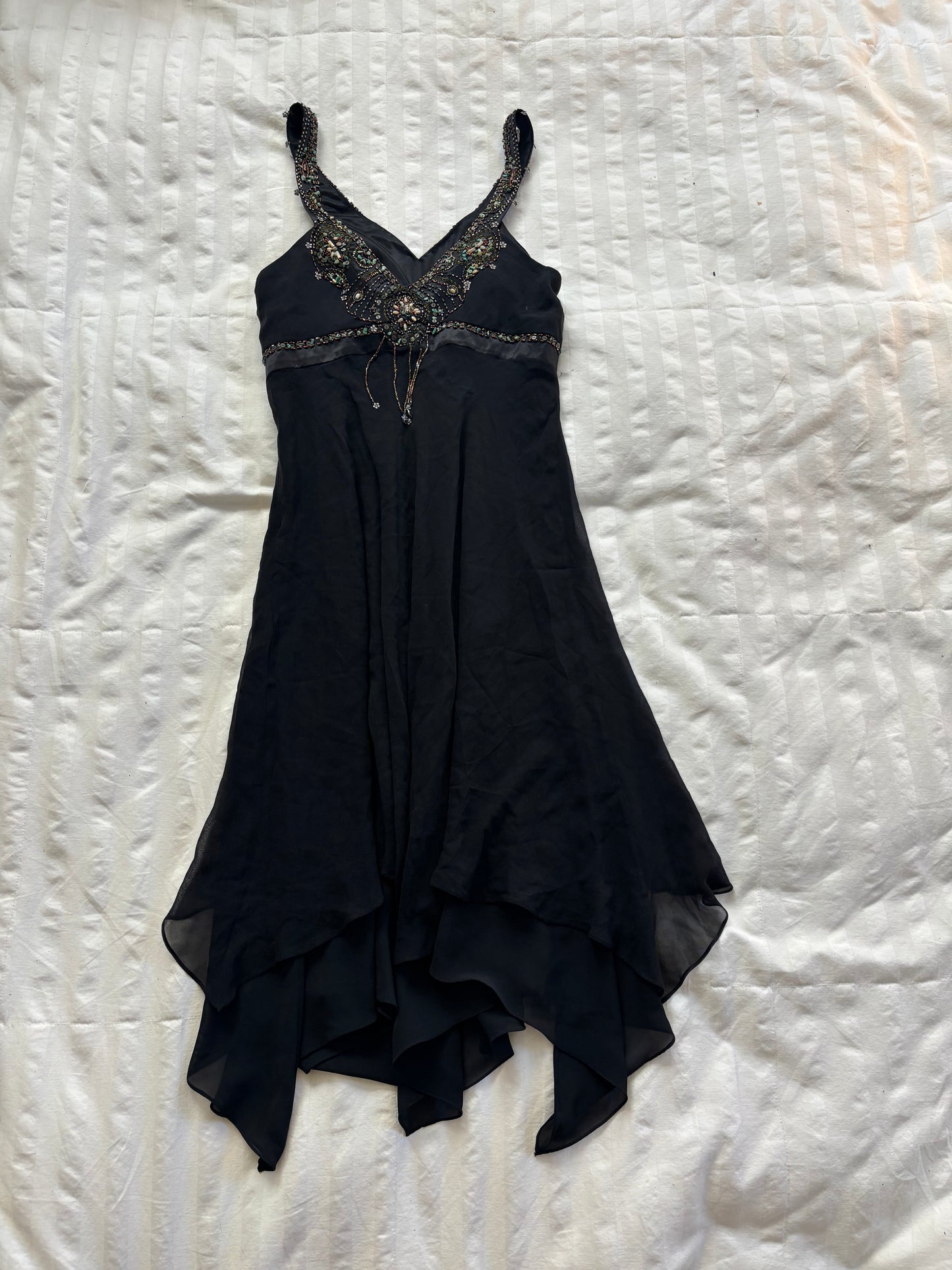beaded sue wong dress