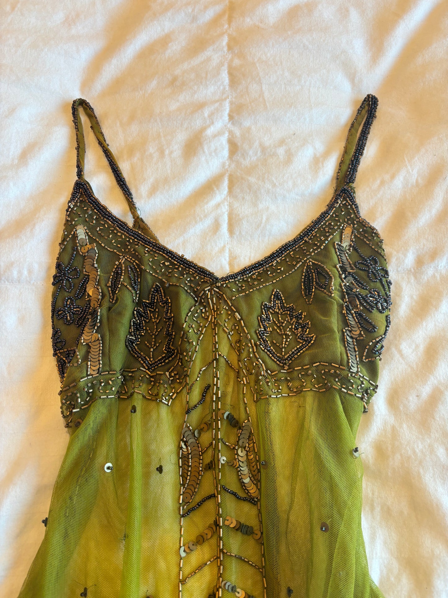 beaded fairy top
